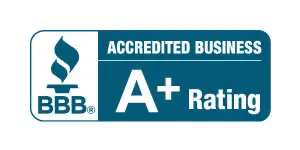 BBB Accredited Business, A+ rating
